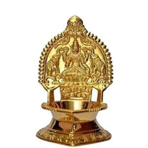 Kamakshi Deepa Oil Lamp (11 cm Height)