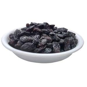 Black raisins (Grapes)