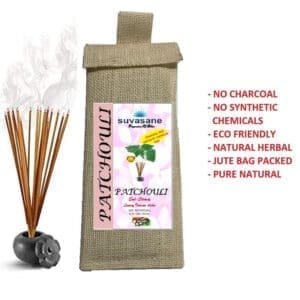 Suvasane Pure Natural Herbal Patchouli Sticks (36 sticks)