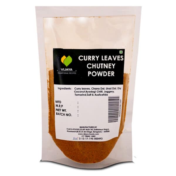 Curry Leaf Chutney Powder