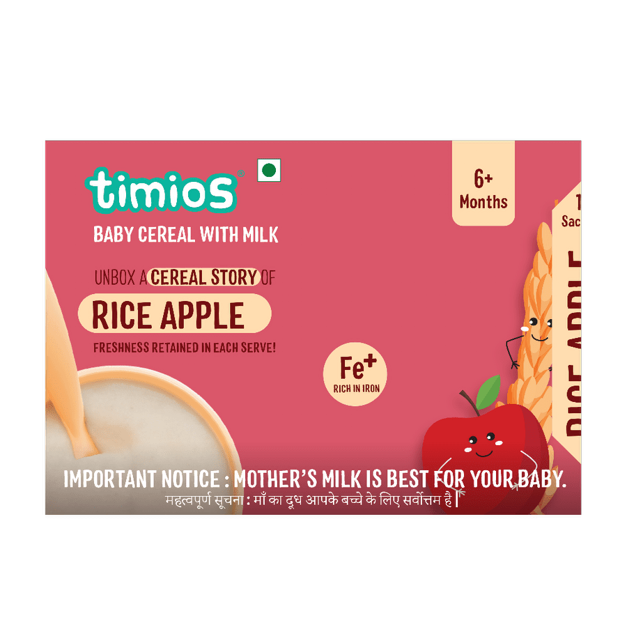 Timios - Baby Cereal - Rice Apple