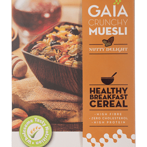 Gaia Crunchy Muesli - Nutty Delight 400 GMS