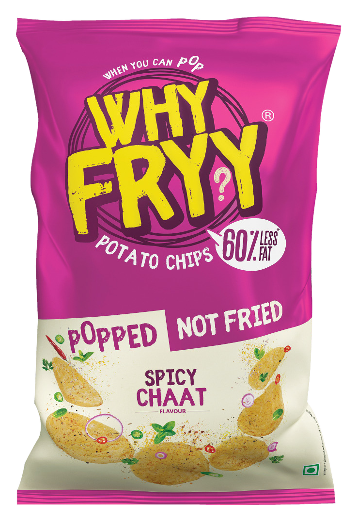 Popped Potato Chips -Spicy Chaat flavour