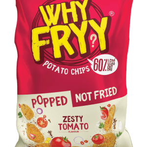 Whyfryy Popped Potato Chips -  Zesty Tomato 35 GMS