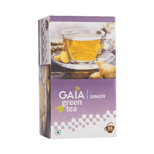 Gaia Green Tea + Ginger-25 Tea Bags