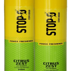 Stop-O Power Freshener Spray - Citrus Zest,Pack of 2  (250 ML x 2 )