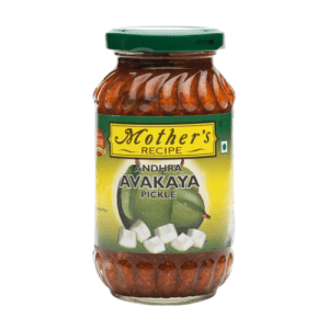 Mother's Recipe Andhra Avakaya Pickle With Garlic 300 GMS