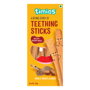 Timios - Teething Sticks - Whole wheat Almond