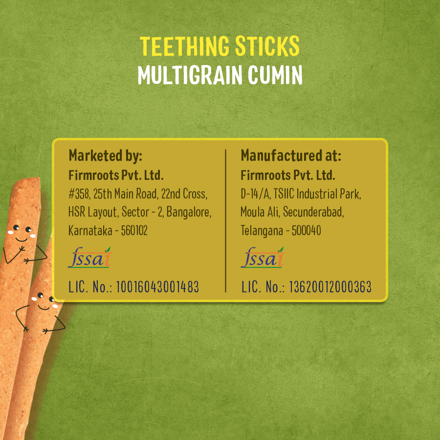 Timios - Teething Sticks - Multigrain