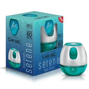 Lia Dashboard Gel Car Freshener - Aqua Dream ( Serene ) 45 GMS
