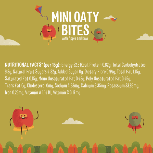 Timios - Mini Oaty Bites - Apple & Kiwi