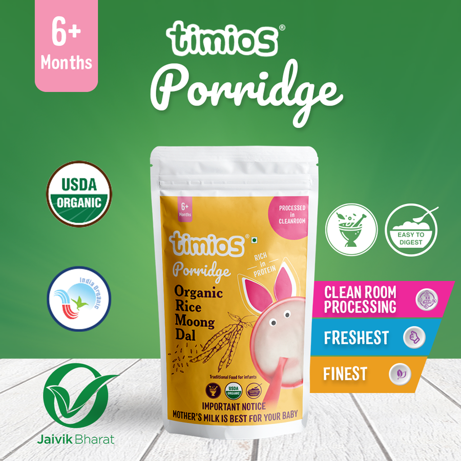 Porridge - Organic Rice & Dal - 6+ Months