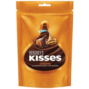 Hershey's Kisses - Almonds Chocolate Pouch-33.6 GMS