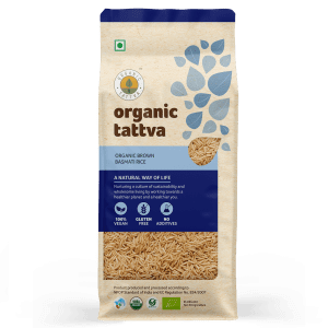 Organic Brown Basmati Rice - 1 KG