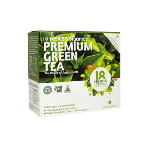 18 Herbs Green Tea Loose Leaves 40 GMS Box