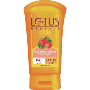 Lotus Herbals Safe Sun Sun Block Cream PA+SPF 20
