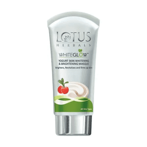 Lotus Herbals Whiteglow Yogurt Skin Whitening & Brightening Masque, 80 GMS