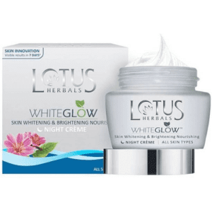 Lotus Herbals WHITEGLOW Skin Brightening & Nourishing Night Cream 60 GMS