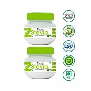 Zindagi Stevia White Powder - 100% Natural Sugar-Free (Pack Of 2)