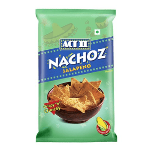 ACT II Crispy N Crunchy - Nachoz Jalapeno, 60 GMS  (Pack of 5)