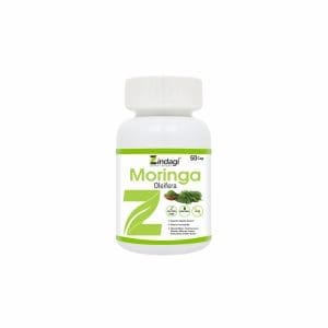 Zindagi Moringa Extract Capsules - Natural Health Supplement (60 Capsules, 400 MG)