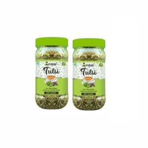 ZINDAGI Tulsi Dried Leaf - Immunity Booster And Natural Tulsi Leaves For Tea 35 GMS (Pack of 2)
