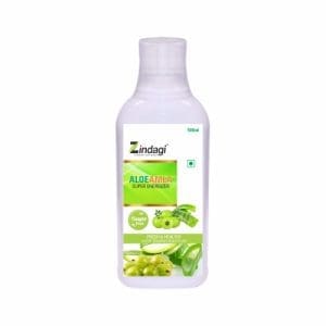 Zindagi Natural Aloe Amla Juice - Natural Immunity Booster - No Added Sugar - Health Drink 500 Ml (Pack of 1)