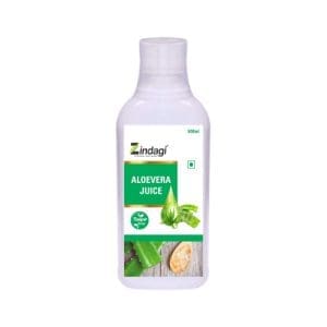Zindagi Aloevera Juice- Improve Digestive System - 100% Pure And Natural Herbal Supplement (500 Ml)