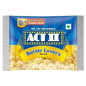 ACT II Microwave Popcorn - Butter Lover's, 99 GMS (Pack of 5)
