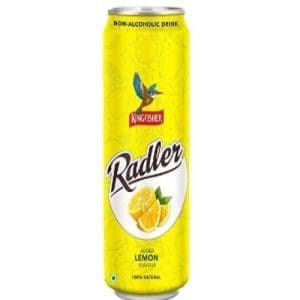 Kingfisher Radler Lemon, 300 ML Can Pack of 4