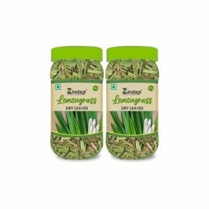 ZINDAGI Lemongrass Dry Leaves - Lemon Grass Tea For Detox - 50gm (Pack of 2)