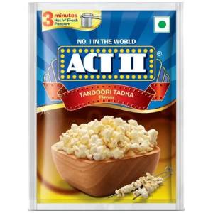 ACT II Instant Popcorn - Tandoori Tadka, 70 GMS Pack 5