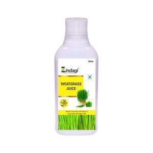 Zindagi Pure Wheatgrass Juice Extract - Natural Wheat Grass Juice For Detoxifier - Health Drink - No Added Sugar (500 Ml)