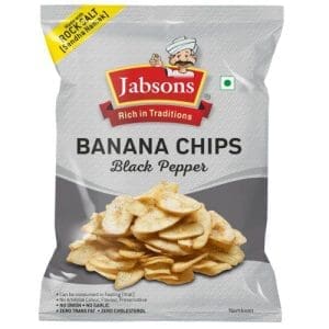 Jabsons Banana Chips With Black Pepper 150  GMS