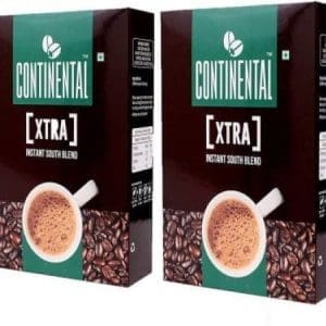 CONTINENTAL Coffee Xtra Instant Coffee Powder, 200 GMS Bag in Box (Pack of 5)