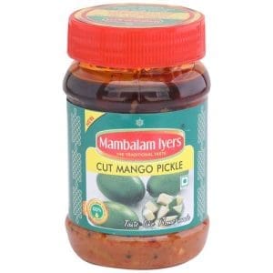 Mambalam Iyers Pickle - Cut Mango, 200 GMS Bottle