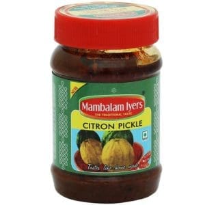 Mambalam Iyers Pickle - Citron, 200 GMS Bottle