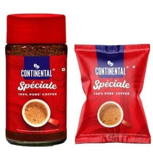 Continental Speciale Pure Coffee 50 GMS Jar ( 25 GMS Refill Pouch Free )