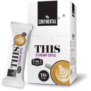 Continental THIS Creamy 3 in 1 Premix Instant Coffee 180 GMS (18 GMS*10 Sachets)