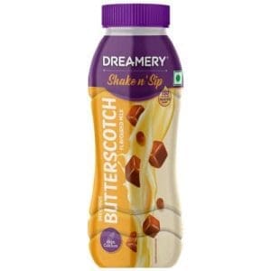 Dreamery Flavoured Milk - Butterscotch, High Calcium, 200 ML