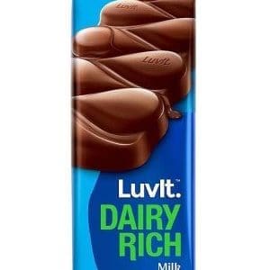LuvIt Dairy Rich Milk Chocolate 13 GMS Pack of 10