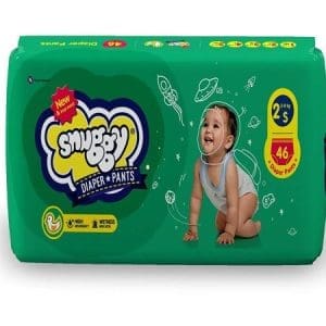 Snuggy Diapers for Babies Size- Small, 46Pcs