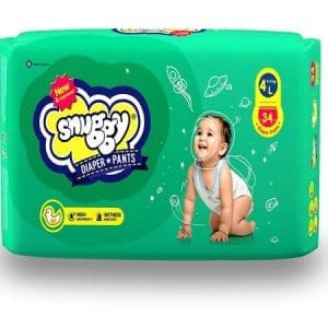 Snuggy Baby Diaper Pants Large Pack of 34 Pcs
