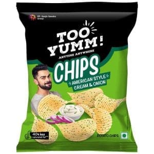 Too Yumm! Potato Chips - American Style Cream & Onion, 52 GMS