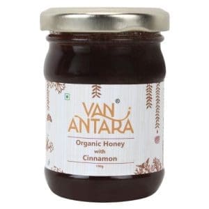 KEJRIWAL Vanantara Organic Honey with Cinnamon 150 GMS