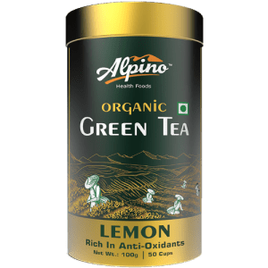 Alpino Certified Organic Lemon Green Tea 100 GMS