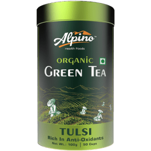 Alpino Certified Organic Tulsi Green Tea 100 GMS