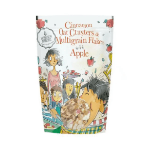 Monsoon Harvest Cinnamon Oat Clusters & Multigrain Flakes With Apple, 350 g Packet