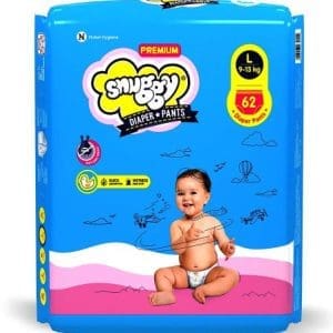 SNUGGY Baby Premium Diaper Pants Large Pack of 62 Pcs