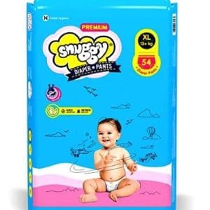 SNUGGY Baby Premium Diaper Pants Extra Large Pack of 54 Pcs